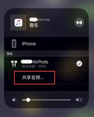 大通苹果14音频维修点分享iPhone14音频共享设置方法 