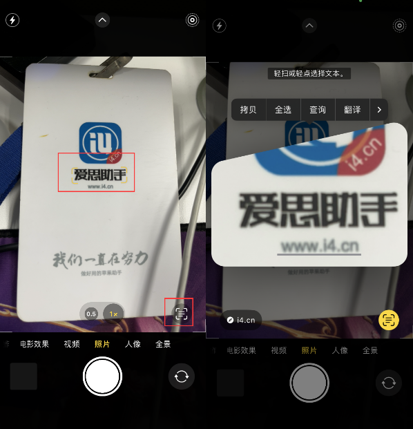 大通苹果手机维修分享升级iOS 16后如何通过相机翻译文本 