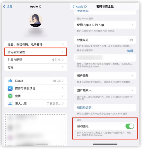 大通苹果手机维修分享iOS 16 自动验证功能开启方法 