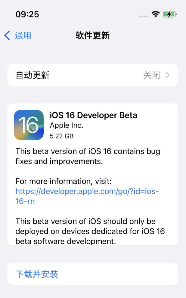 大通苹果手机维修分享描述文件升级iOS 16方法教程 