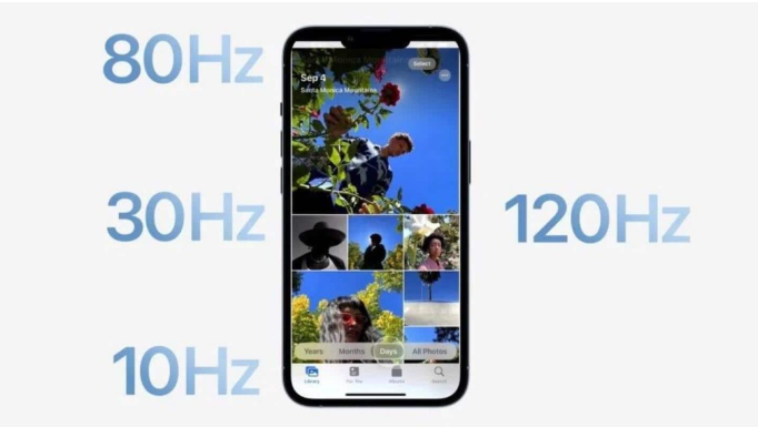 大通苹果14维修分享iPhone 14有高刷吗 