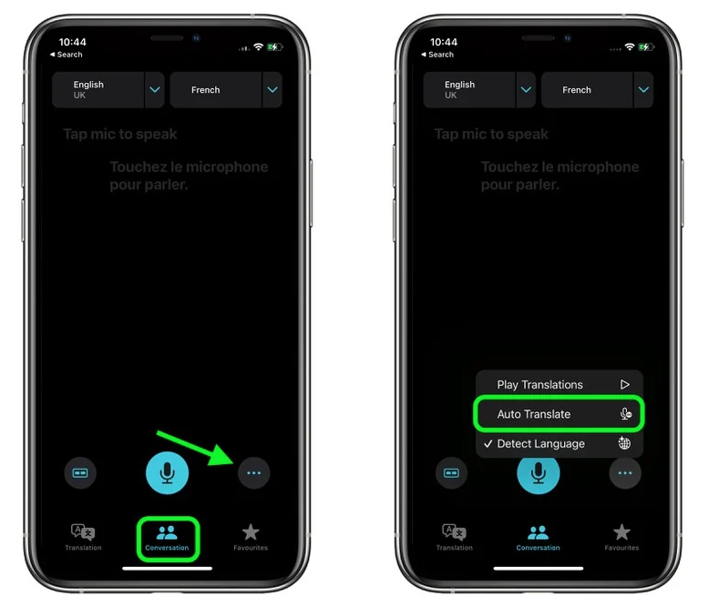 大通苹果手机维修分享iOS 15 “翻译” App 新改进 